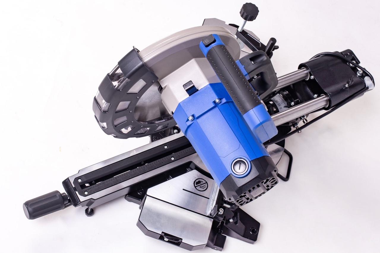 Пила торцовочная с протяжкой AL-FA ALMS-250-2S (5313737) - фото 2 Пила торцовочная с протяжкой AL-FA ALMS-250-2S (5313737) - фото 2