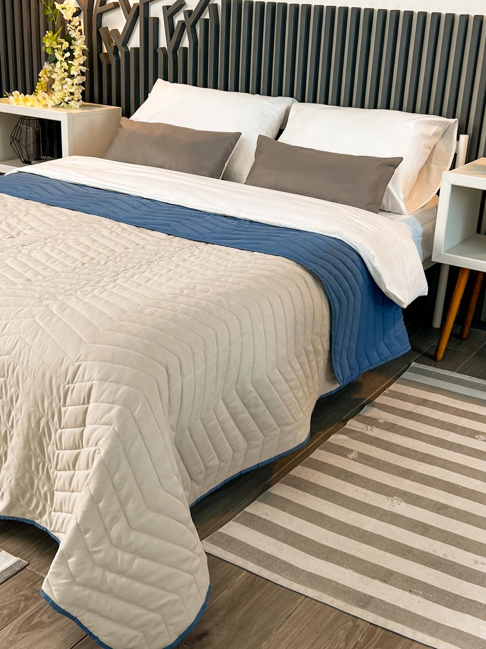 Покривало Double face zigzag Infinity Rainy Day 200x220 см (2665118822) - фото 3 Покривало Double face zigzag Infinity Rainy Day 200x220 см (2665118822) - фото 3