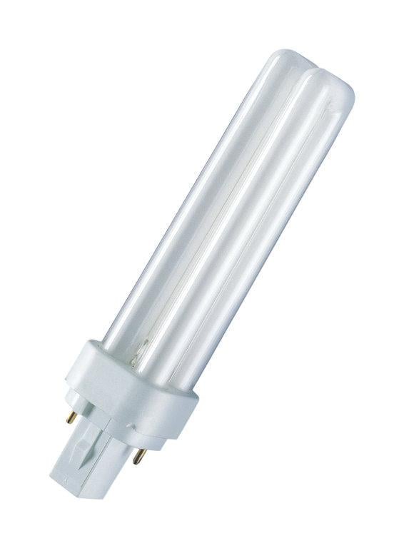 Лампа люминесцентная Osram D G24d-1 10W/830/2Р компактная (4050300025681)