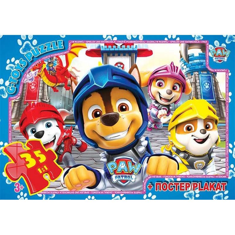 Пазлы Paw Patrol PW08904 постер 35 элементов (3074082769)