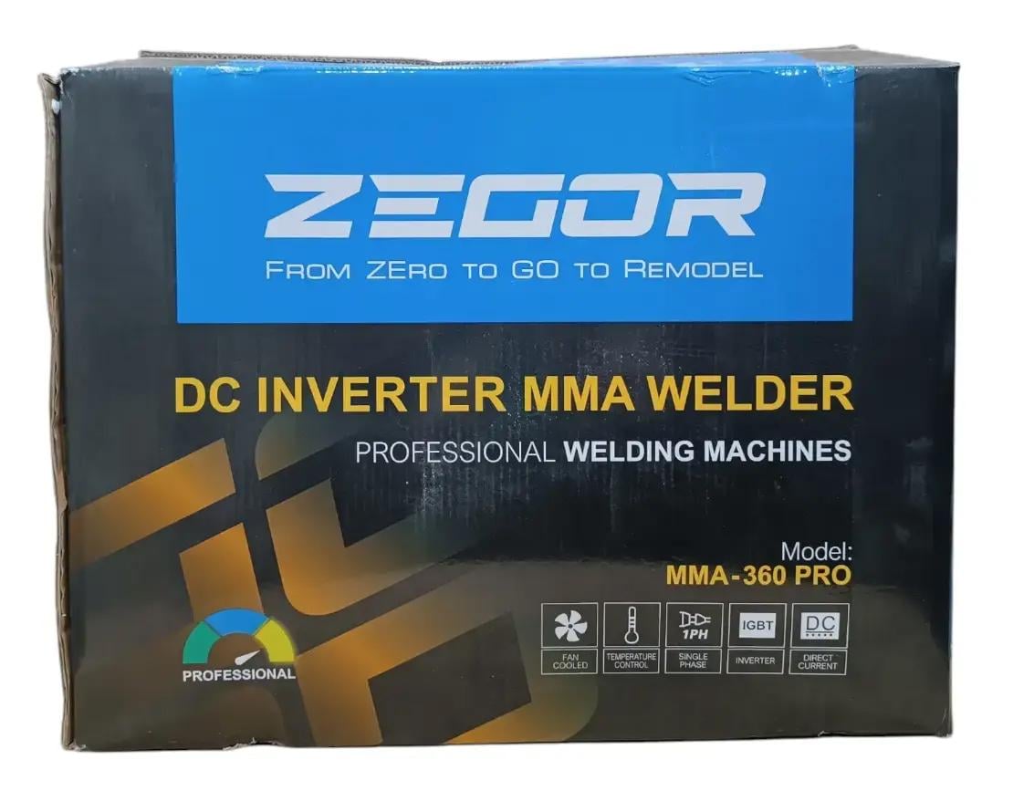 Сварочный аппарат инверторный Zegor MMA-360 PRO/IGBT 6,2 кВт MMA (MMA-360 Pro) - фото 10 Сварочный аппарат инверторный Zegor MMA-360 PRO/IGBT 6,2 кВт MMA (MMA-360 Pro) - фото 10