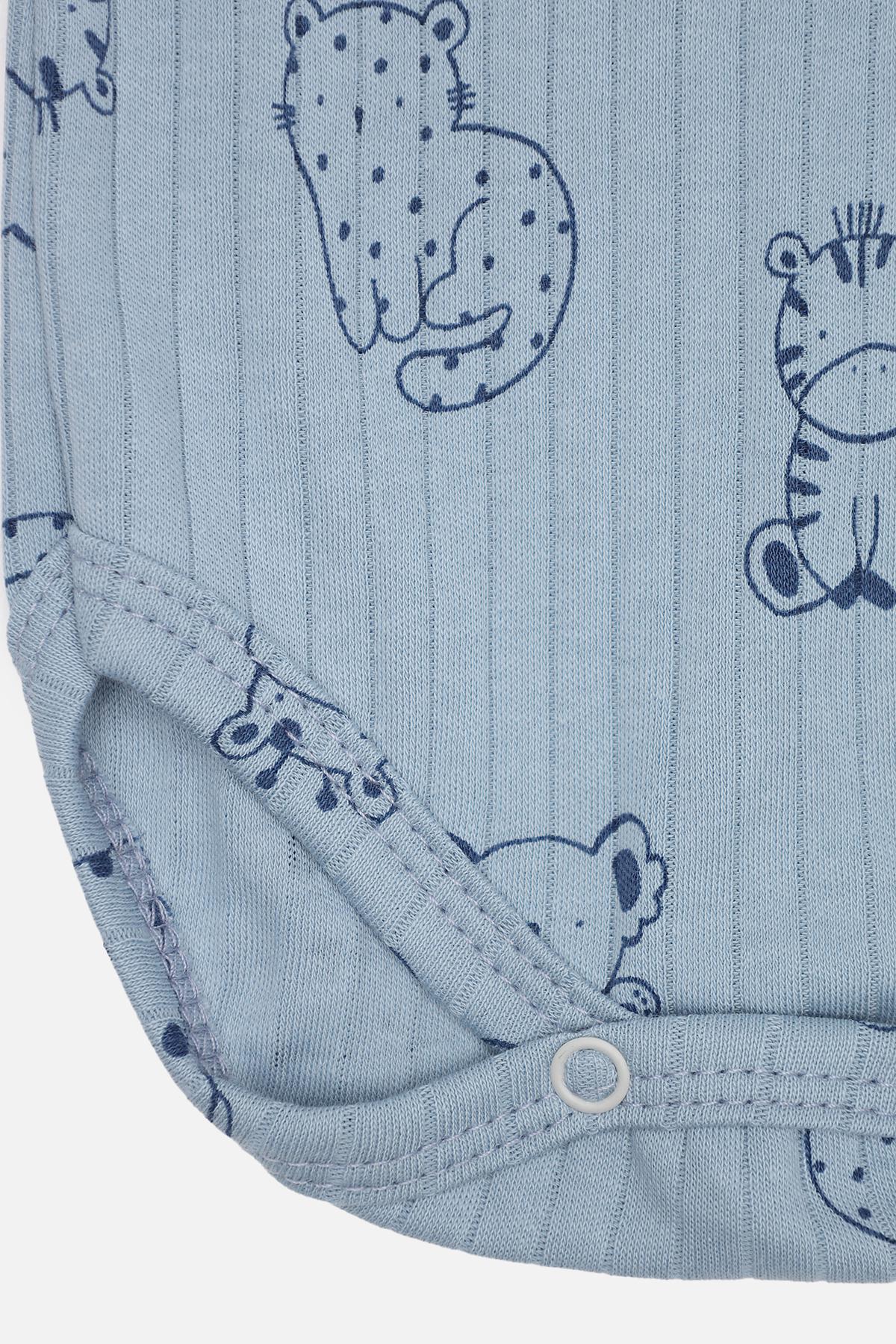 Боді ясла для хлопчика 62 см Блакитний (ЦБ-00283501) - фото 2 Боді ясла для хлопчика 62 см Блакитний (ЦБ-00283501) - фото 2