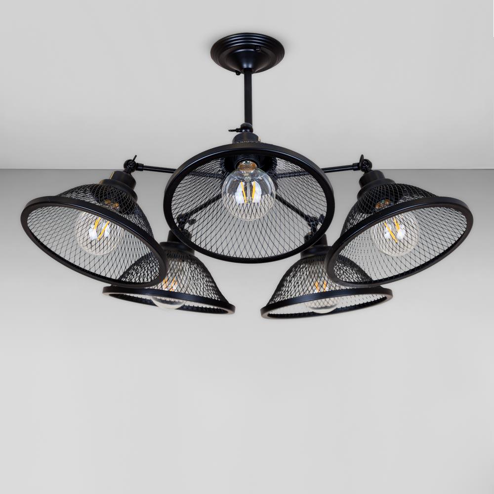 Люстра потолочная Light House LS-18962-5 BK Черный