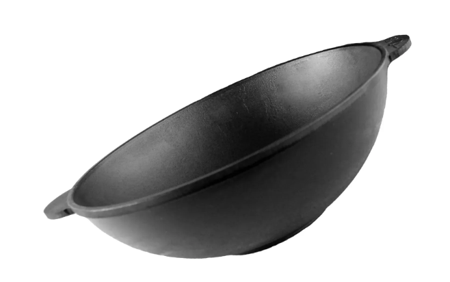 Сковорода чавунна Brizoll WOK 4,7 л - фото 1