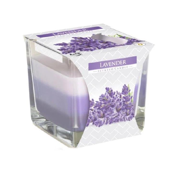 Ароматична свічка триколірна Bispol Лаванда (1707768644) Ароматична свічка триколірна Bispol Лаванда (1707768644)