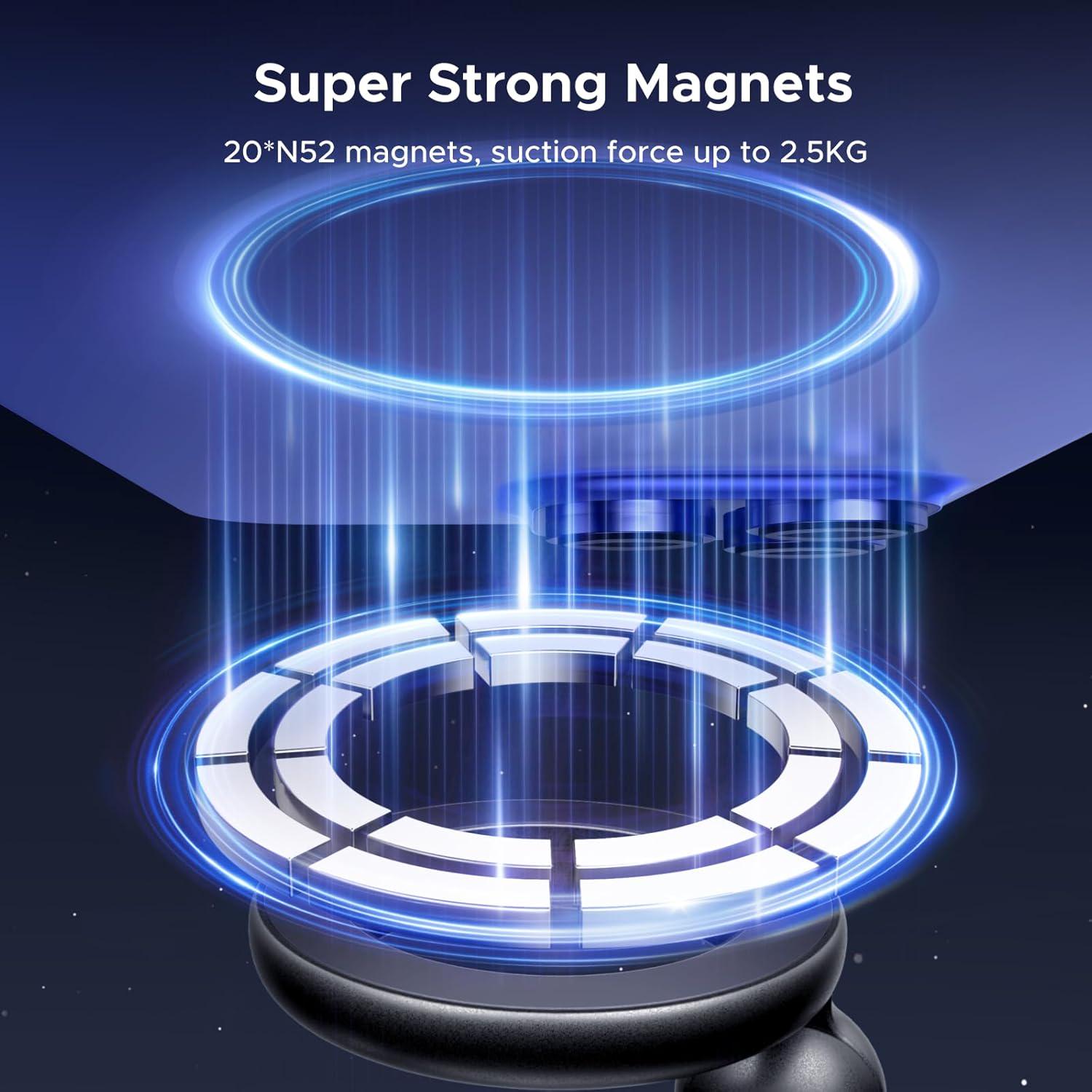 Крепление магнитное для телефона UGREEN LP923 с вращением на 360° для iPhone 16/15/14 Pro/Samsung/Xiaomi Black (65185) - фото 6 Крепление магнитное для телефона UGREEN LP923 с вращением на 360° для iPhone 16/15/14 Pro/Samsung/Xiaomi Black (65185) - фото 6