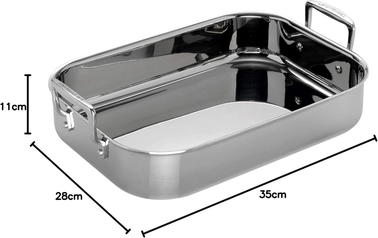 Форма для запекания Le Creuset 3-PLY 35х25х7 см (96102270000000) - фото 7 Форма для запекания Le Creuset 3-PLY 35х25х7 см (96102270000000) - фото 7