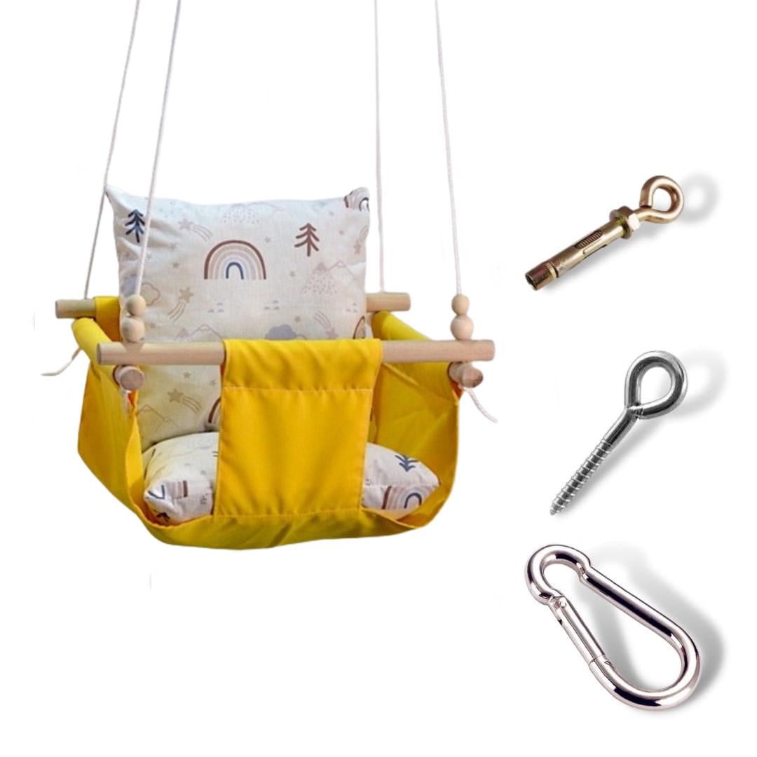 Детская качеля Infancy Радуга Желтый (9890872) Детская качеля Infancy Радуга Желтый (9890872)