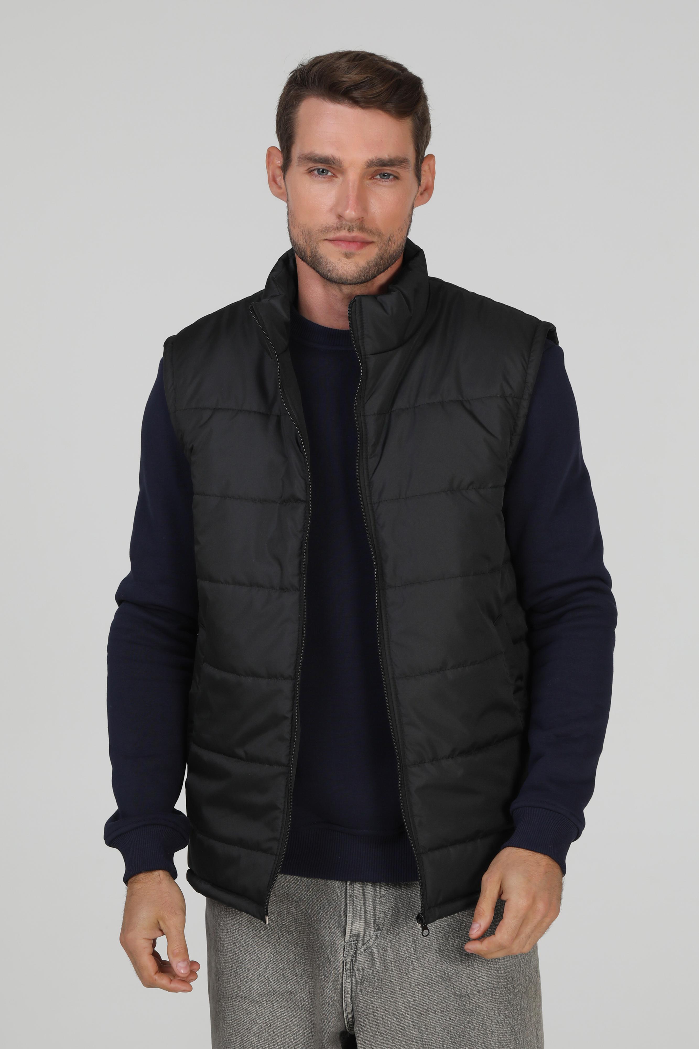 Жилет утеплений Ray BASIC U0601 UNISEX L Чорний - фото 4