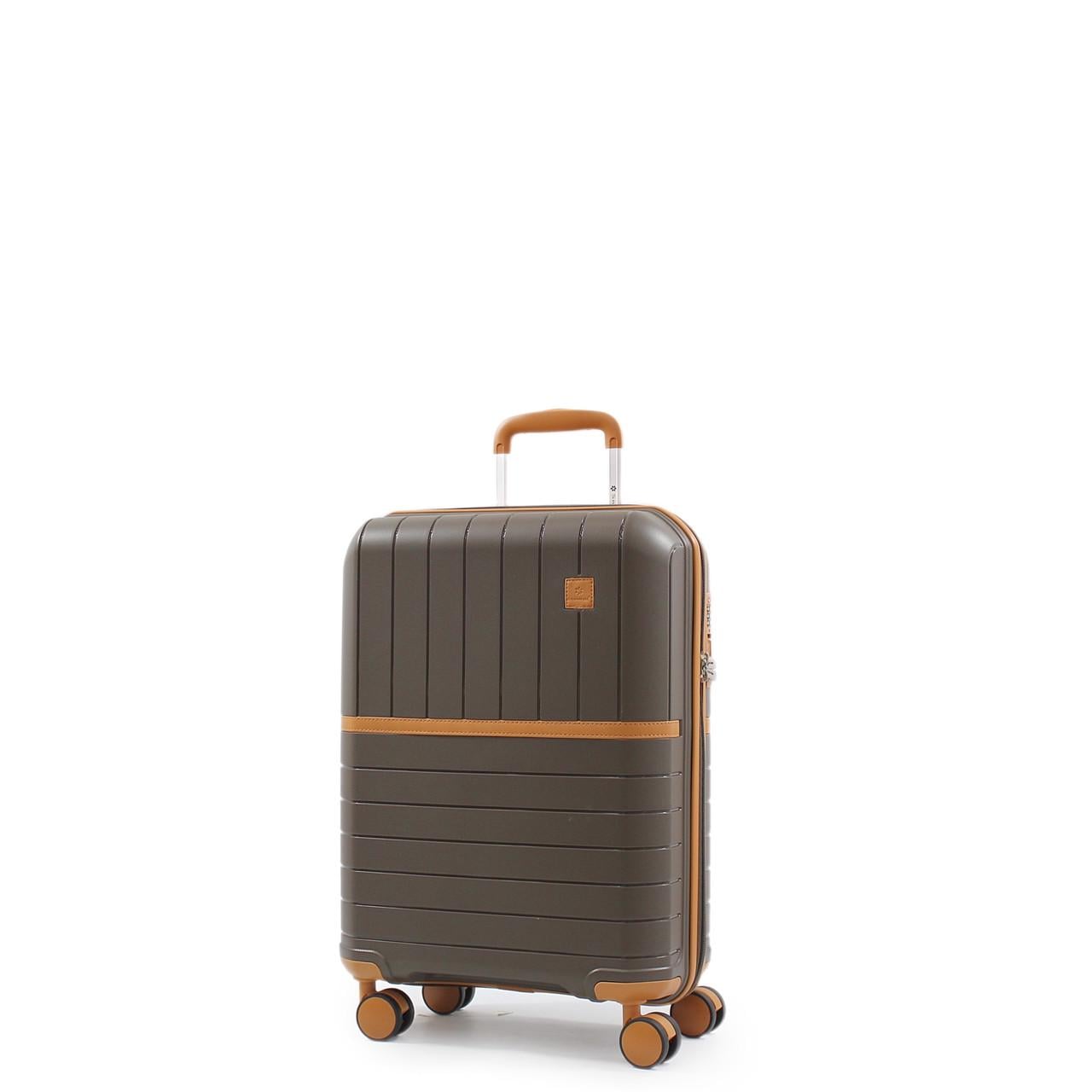 Чемодан имел Snowball полипропилен S 55х38х22 см 40 л 2,6 кг Кофейный (49403)