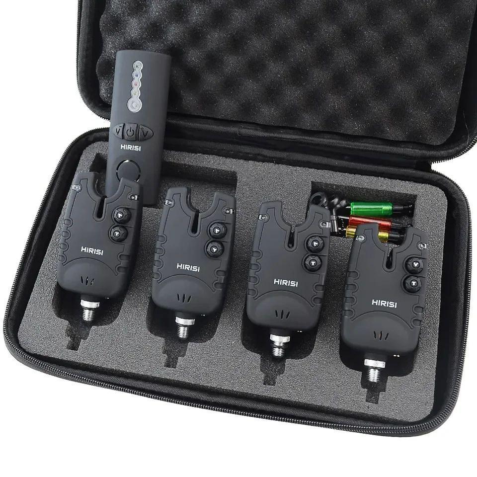 Комплект сигнализаторов поклевки Hirisi SQ-4 4 шт. с пейджером и свингер (2134635446)