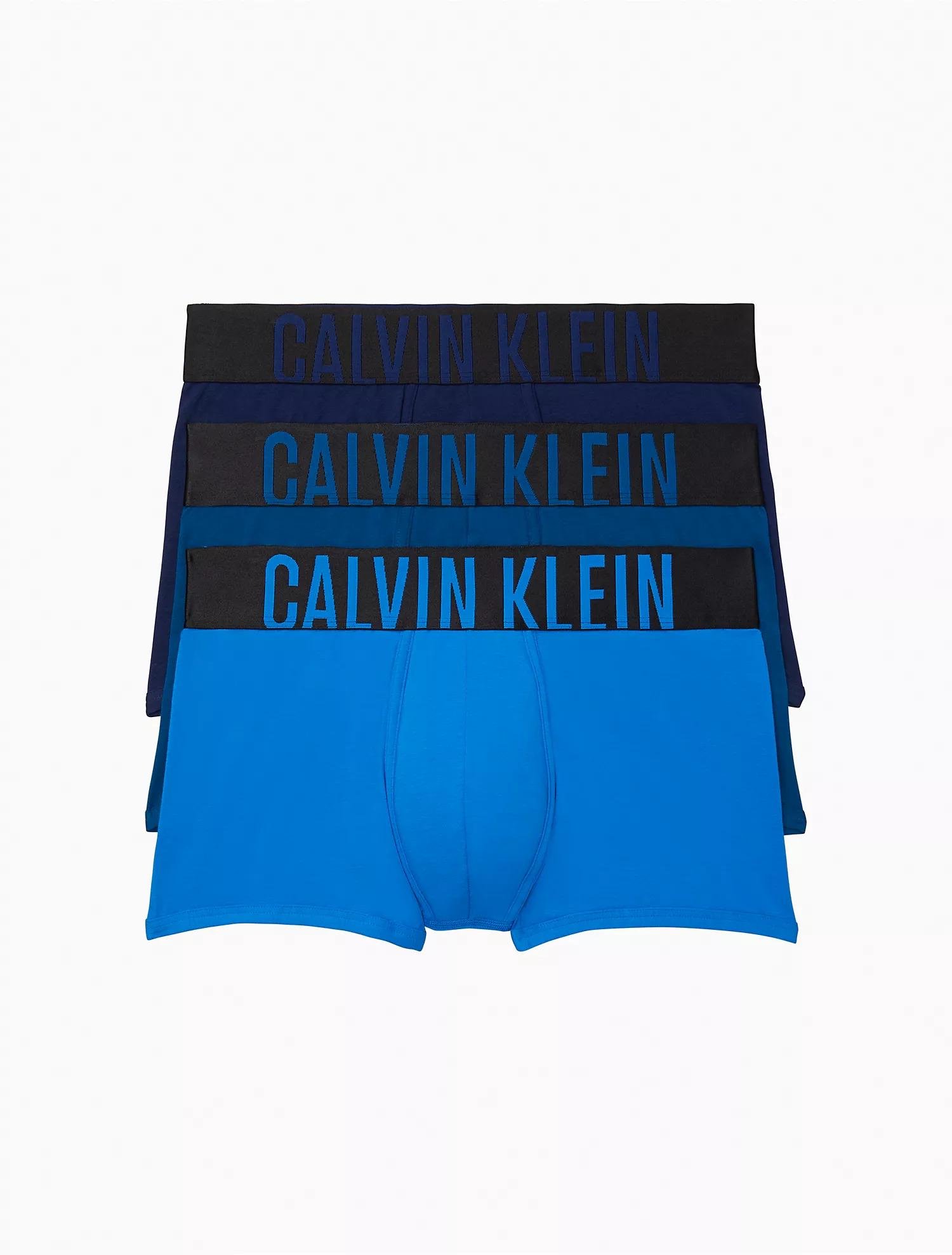 Набор трусов боксеры Calvin Klein L 3 шт. Синий (CK-050)