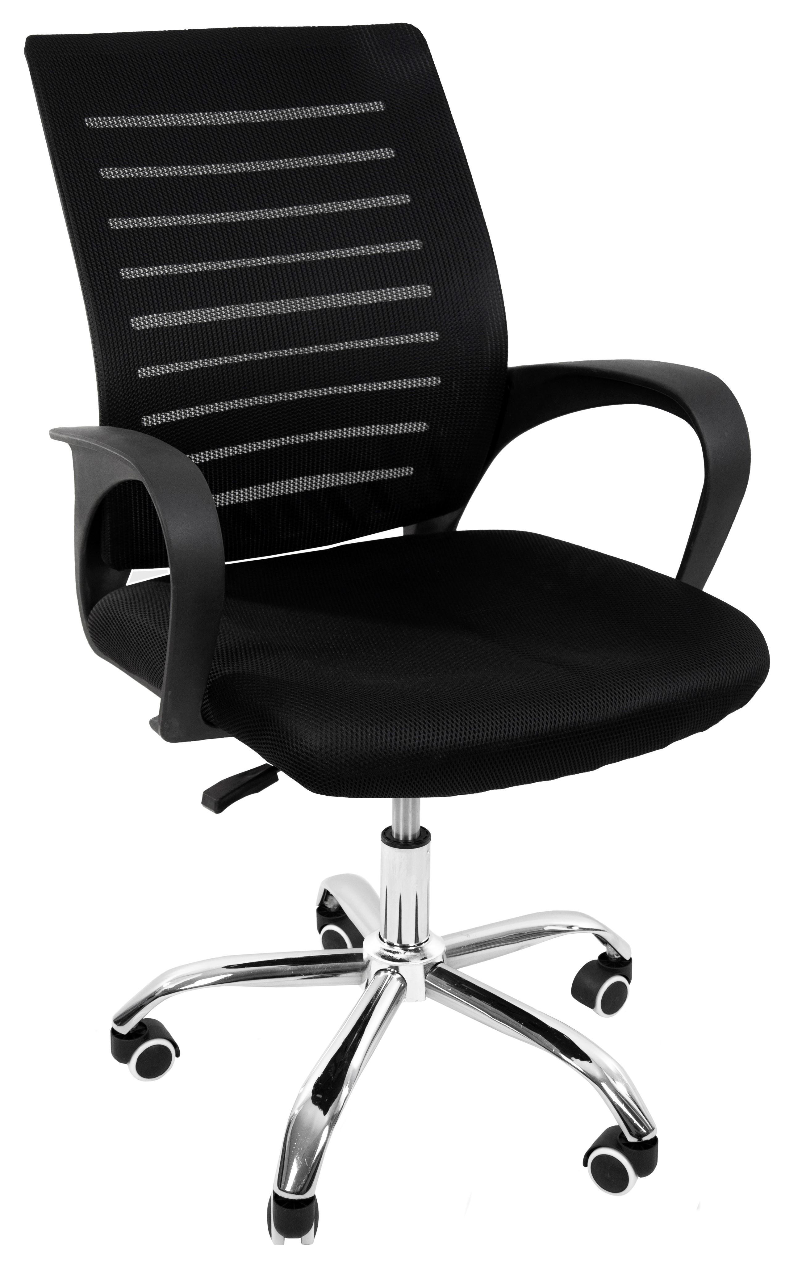 Кресло офисное компьютерное Bonro B-618 Черный (3683)