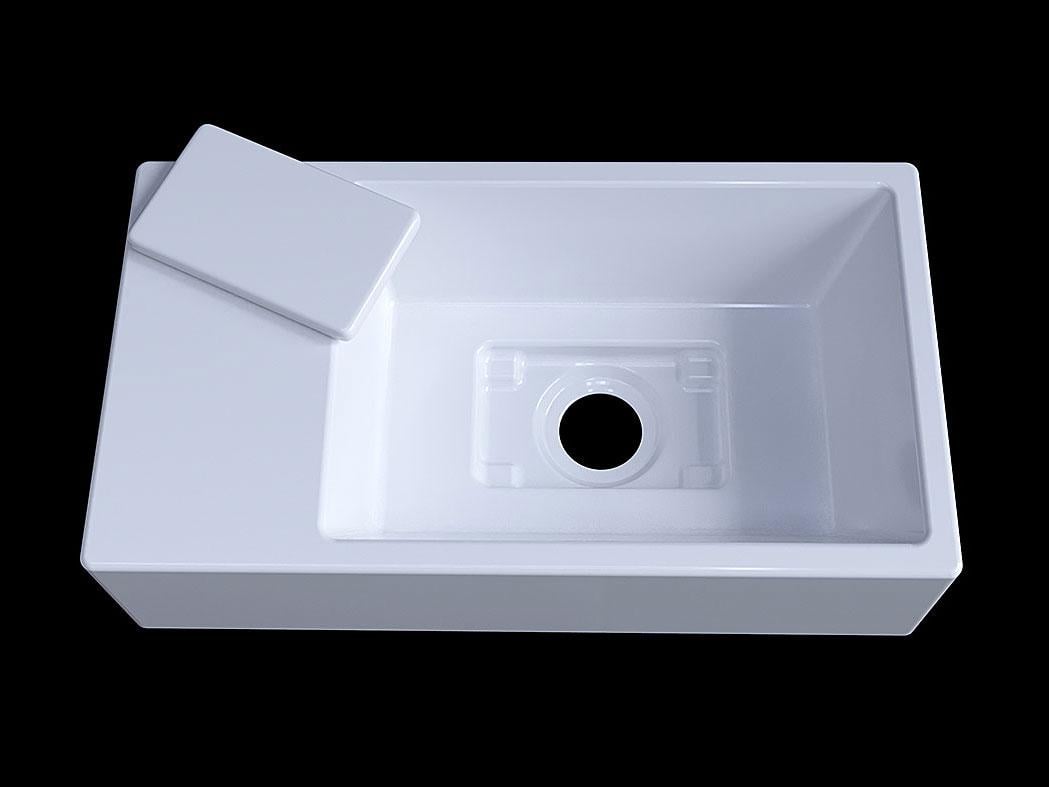 Умывальник подвесной Status Savay L White (727) - фото 7