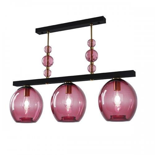Люстра Pikart Lights Colourglass Down Pomegranate (12101-4)