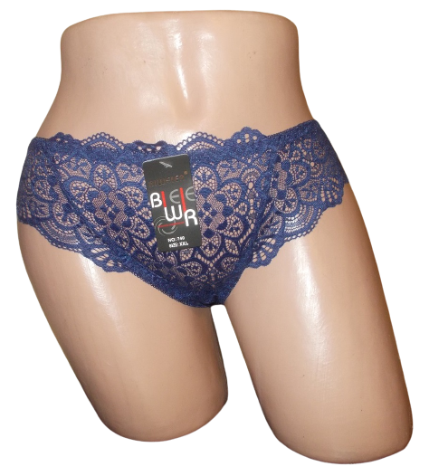 Женские трусики ажурные Biweier 740 3XL Синий (1555839666)