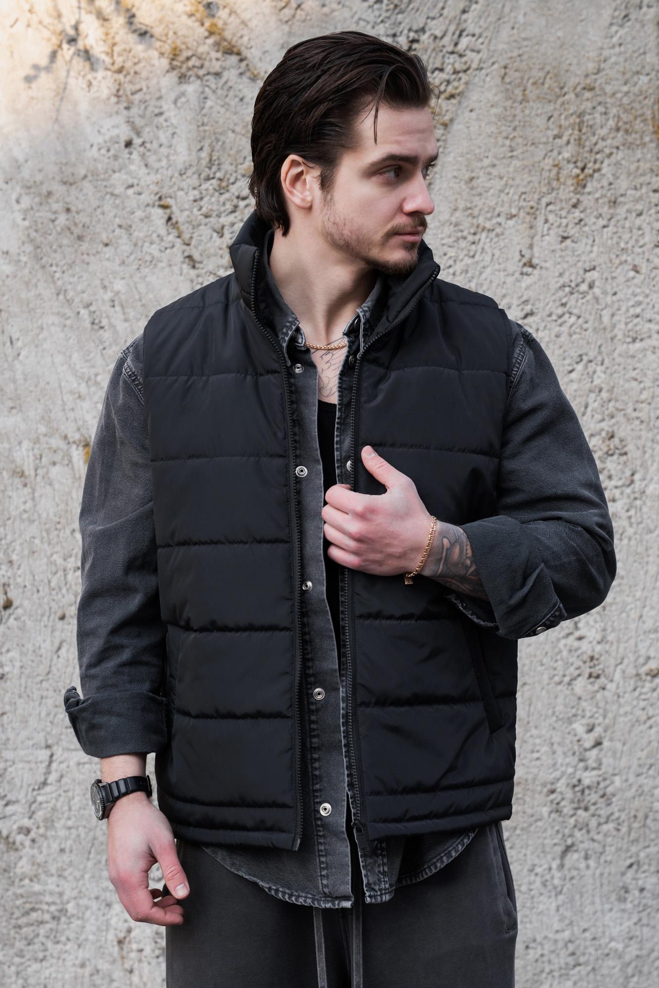 Куртка-жилетка стеганная Without Spice L/XL Black (L/XL8056182 8056183)