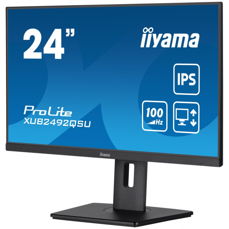 Монитор Iiyama XUB2492QSU-B1 безрамочный IPS 2560x1440 QHD 24" 4W (26832361) - фото 5 Монитор Iiyama XUB2492QSU-B1 безрамочный IPS 2560x1440 QHD 24" 4W (26832361) - фото 5