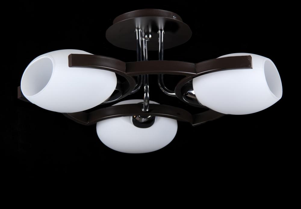 Люстра с плафонами Ray L830951/3 CR/WENGE (IR006392)