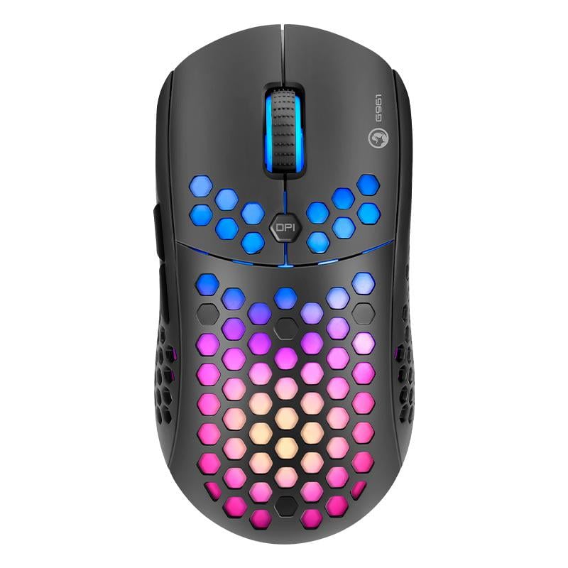 Комп'ютерна мишка ігрова Marvo Wired Programmable Gaming Mouse G961 з RGB-підсвічуванням Чорний (22562480)