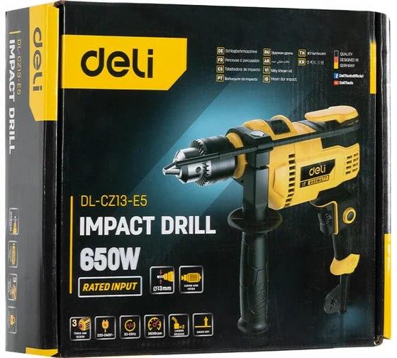 Дриль Deli Tols EDL-CZ13-E5 650W 13 мм (2591125042) - фото 6 Дриль Deli Tols EDL-CZ13-E5 650W 13 мм (2591125042) - фото 6