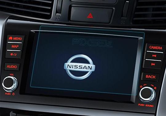 Стекло защитное Pixsel гибридный глянец на монитор Nissan NAVARA 6,8“ 2016