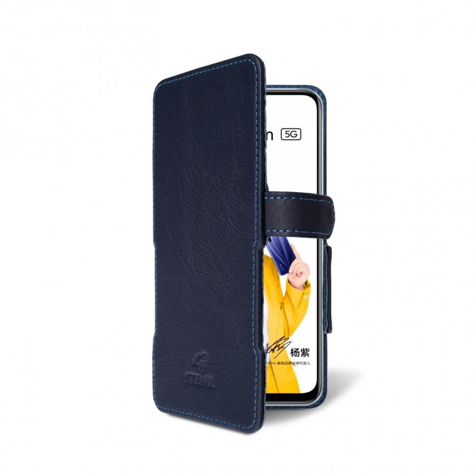 Чехол книжка Stenk Prime для Realme X50m 5G Синий (67533)