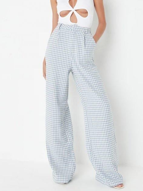 Брюки Missguided р. 34 Голубой рябь (WXR9347724)
