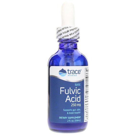 Мультиминеральный комплекс Trace Minerals Ionic Fulvic Acid 250 mg 2 oz 59 ml (TMR-00311)