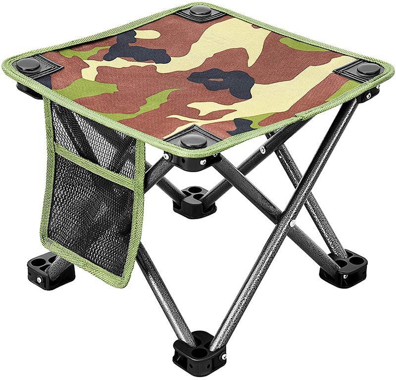 Стул Kingcamp MINI FOLDING STOOL (KC1903) CAMOUFLAGEGREEN (KC1903_CAMOUFLAGEGREEN) - фото 1