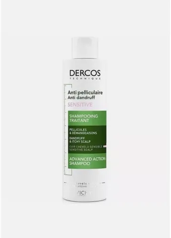 Шампунь проти лупи для чутливої шкіри голови Vichy Dercos Anti-Dandruff Sensitive Scalp Shampoo 200 мл