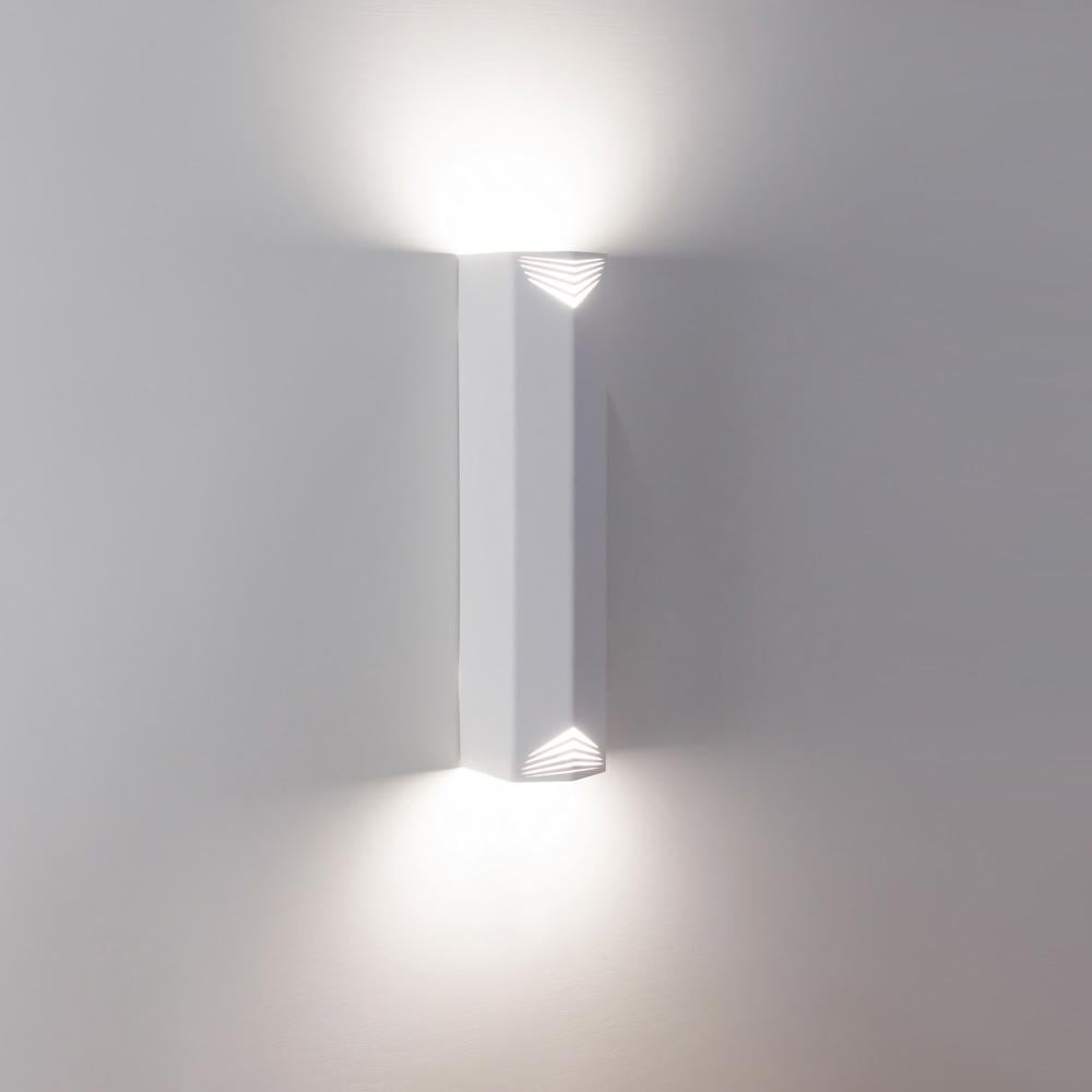 Светильник настенный MSK ELECTRIC Knight NL 3290 WH под две лампы (86894)