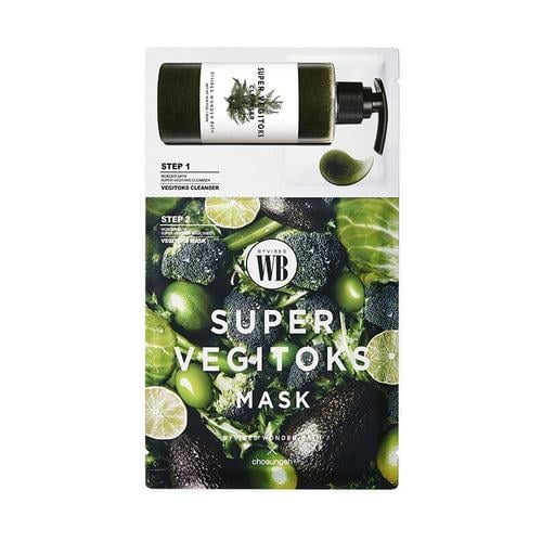 Маска детокс Chosungah By Vibes Wonder Bath Super Vegitoks Mask 2-х ступінчаста Green (1196031427)