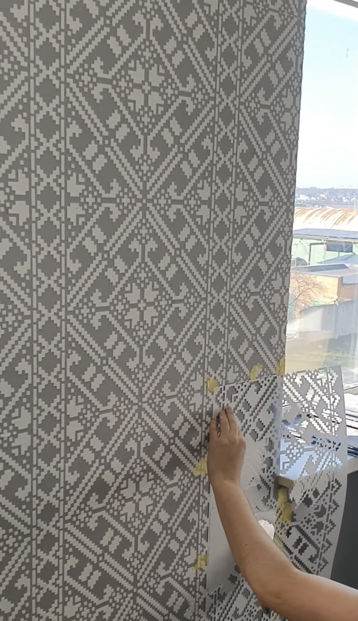 Трафарет DFA украинский узор вышиванка для штукатурки и краски 0,3-1 мм (Z00006-d) - фото 5