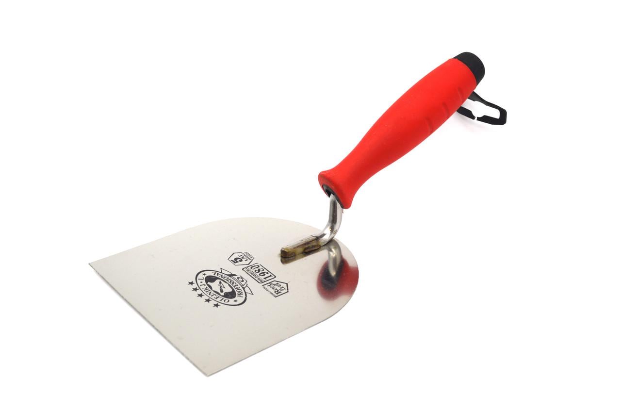 Мастерок Olejnik из нержавеющей стали двухкомпонентная ручка 100 мм (126100-2K)