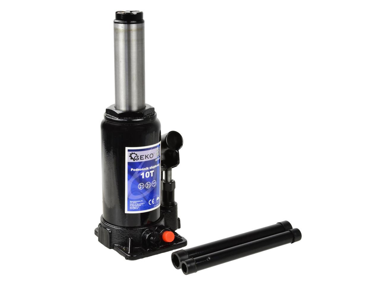 Домкрат гідравлічний GeKo пляшковий 10 тонн (G01054) - фото 3 Домкрат гідравлічний GeKo пляшковий 10 тонн (G01054) - фото 3
