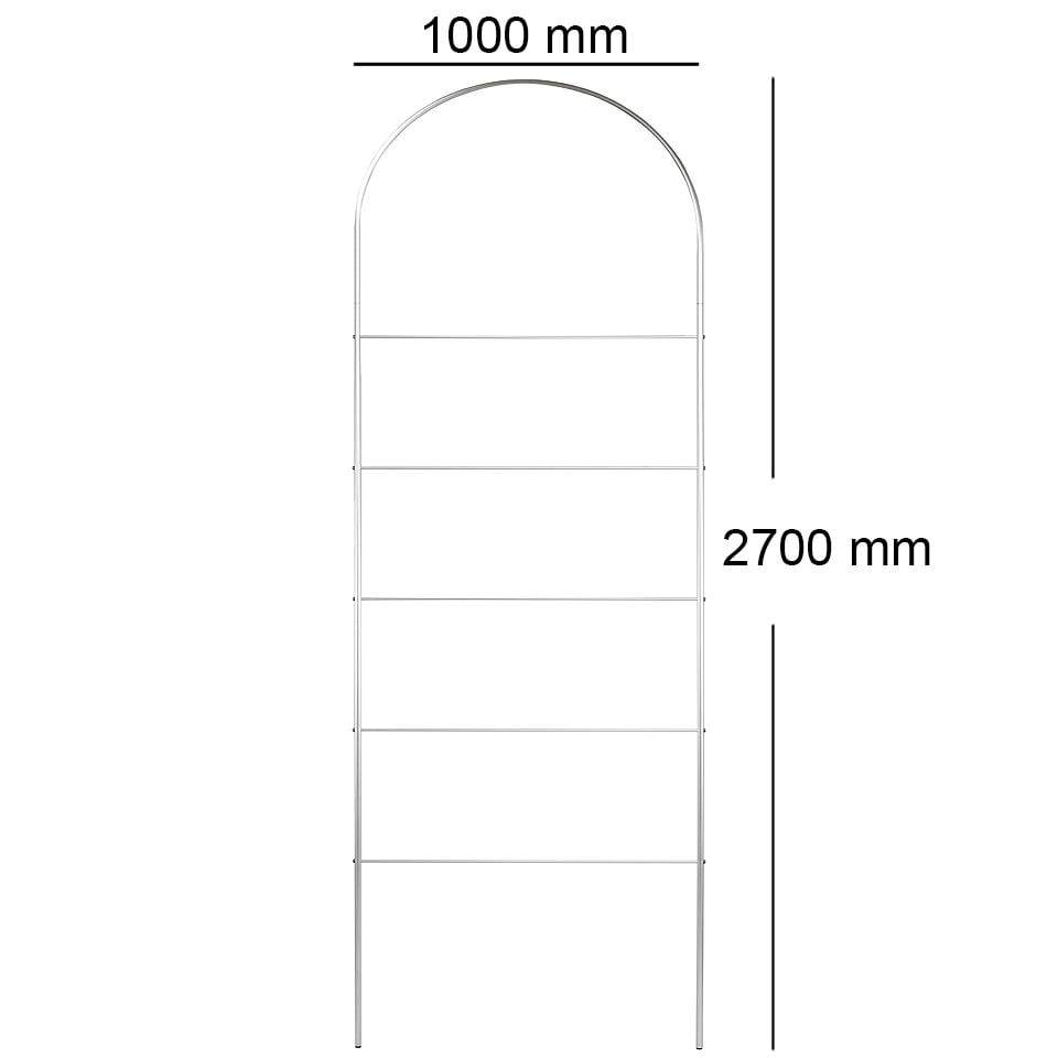 Опора для растений шпалера-арка 2700х1000 мм d 16 мм/d 8 мм (ШСА-D16/D8-2700х1000) - фото 2