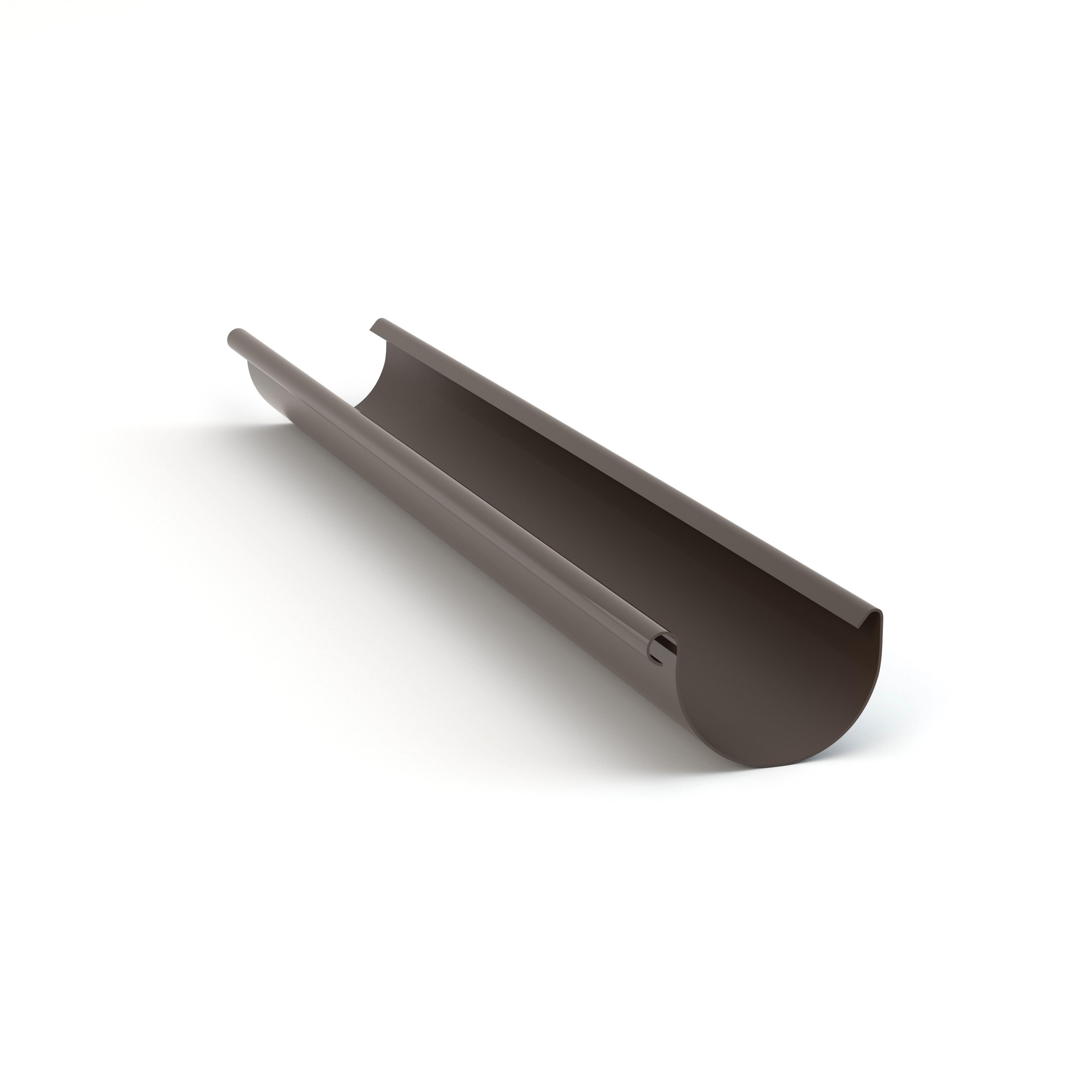 Желоб водосточный Gamrat 125 мм 3 м Темно-Коричневый