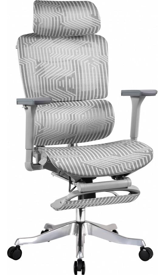 Офисное кресло GT Racer B-524 Grey/Light Grey (1834)