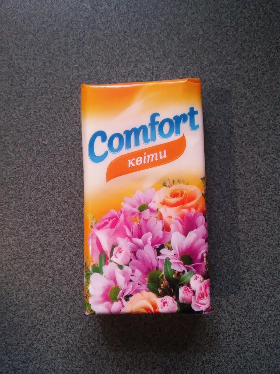 Платочки носовые бумажные Comfort с ароматом Цветы 10 пач - фото 2 Платочки носовые бумажные Comfort с ароматом Цветы 10 пач - фото 2