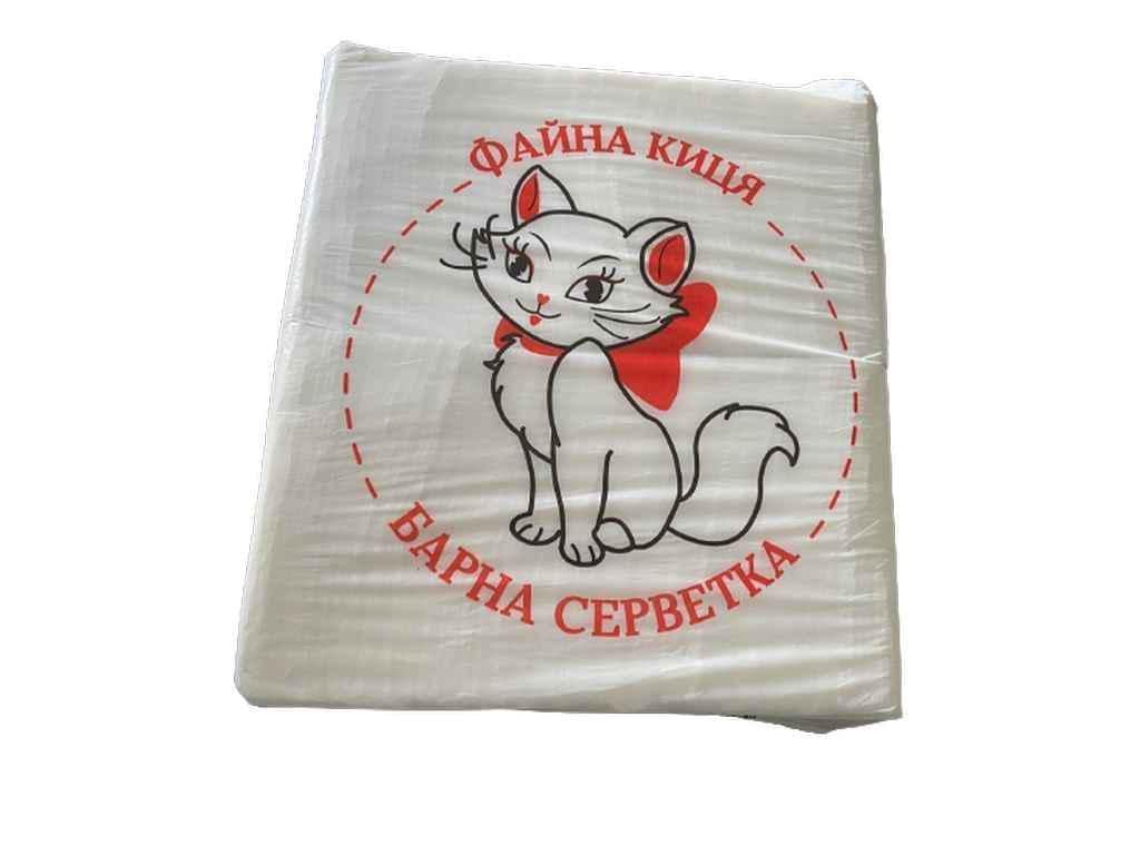 Салфетки бумажные Файная кошка 270 шт. Белый (943862)