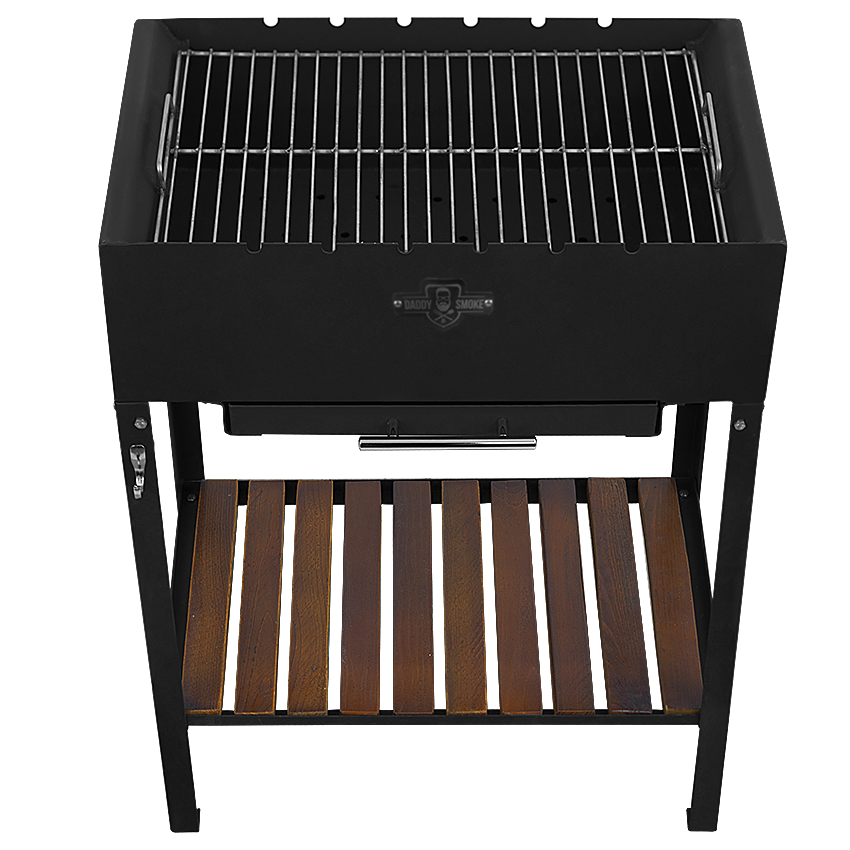 Мангал стационарный Daddy Smoke на 6 шампуров - фото 4