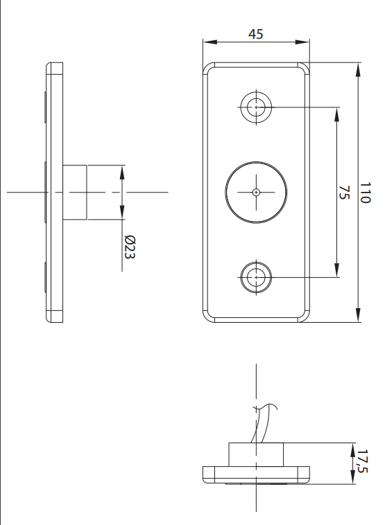 Ліхтар габаритний Fristom Md -013 B LED Білий - фото 3