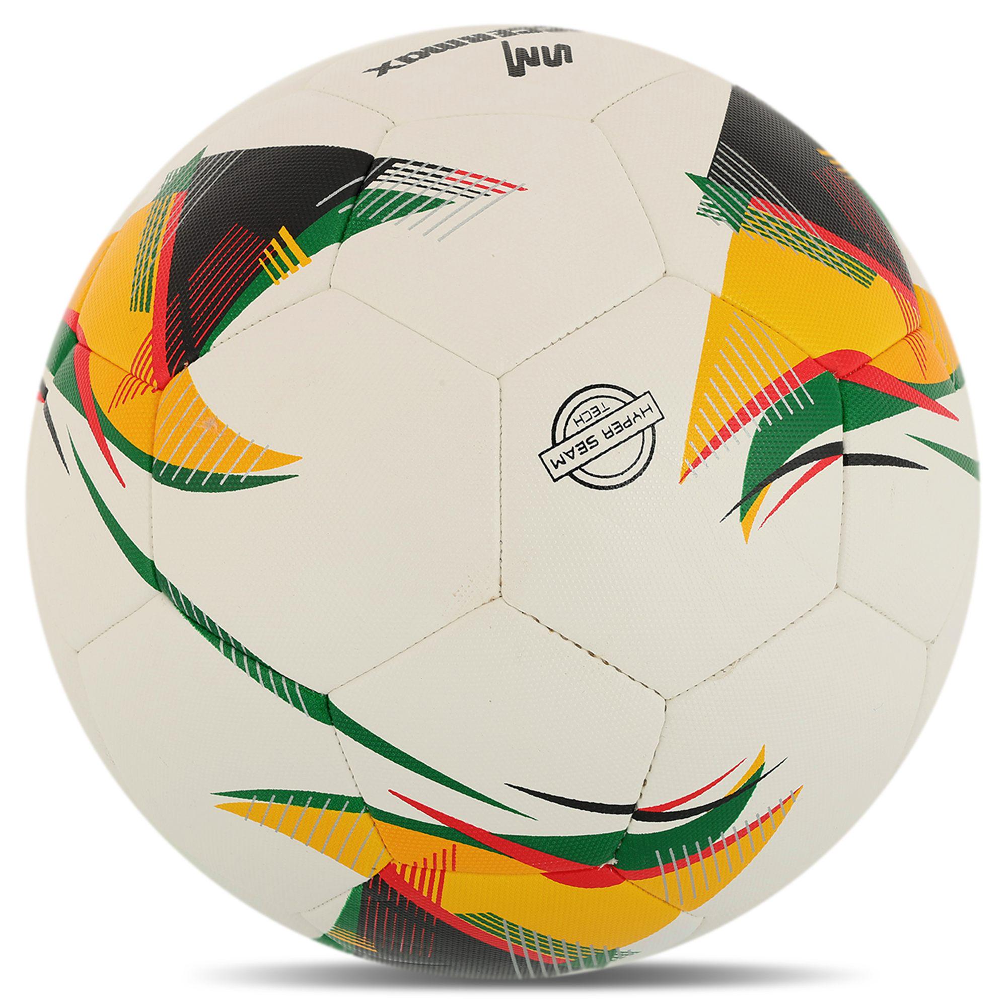 Мяч футбольный ламинированный SOCCERMAX HYBRID FB-4216 гибридная сшивка PU №5 Белый (FB-4216_Белый) - фото 2 Мяч футбольный ламинированный SOCCERMAX HYBRID FB-4216 гибридная сшивка PU №5 Белый (FB-4216_Белый) - фото 2