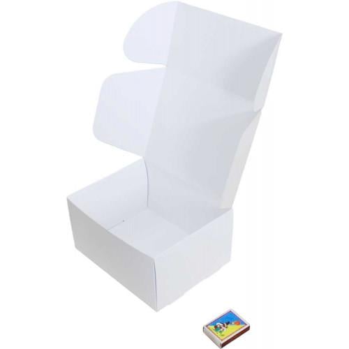 Коробка 190x150x100 мм подарункова Білий (529) - фото 3 Коробка 190x150x100 мм подарункова Білий (529) - фото 3