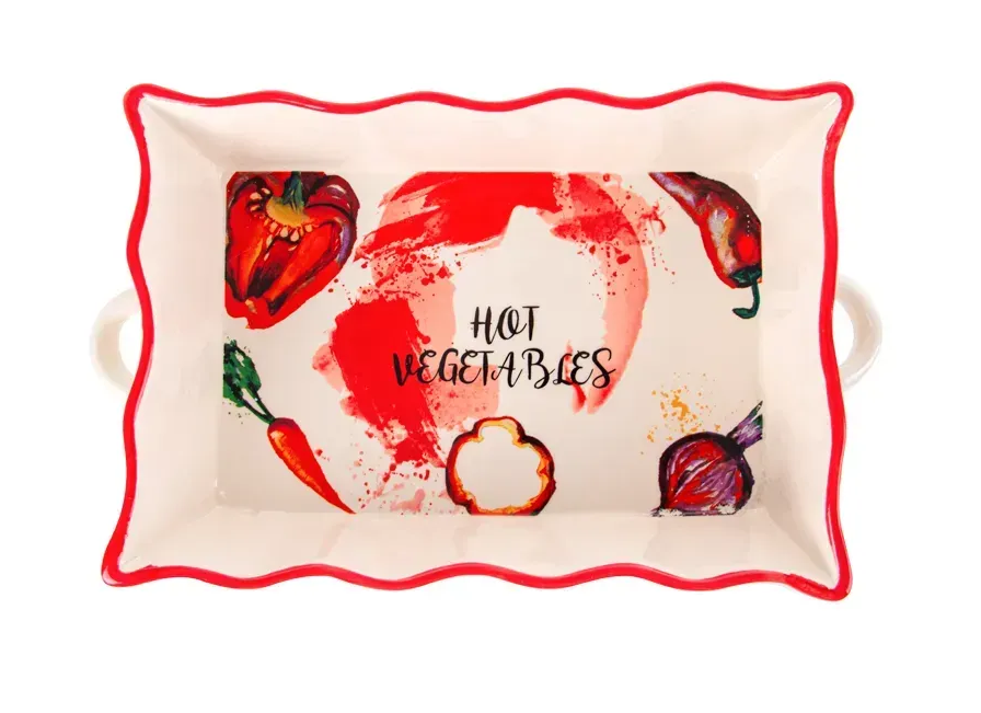 Блюдо для запікання та сервірування Hot vegetables 29x18,5x6 см
