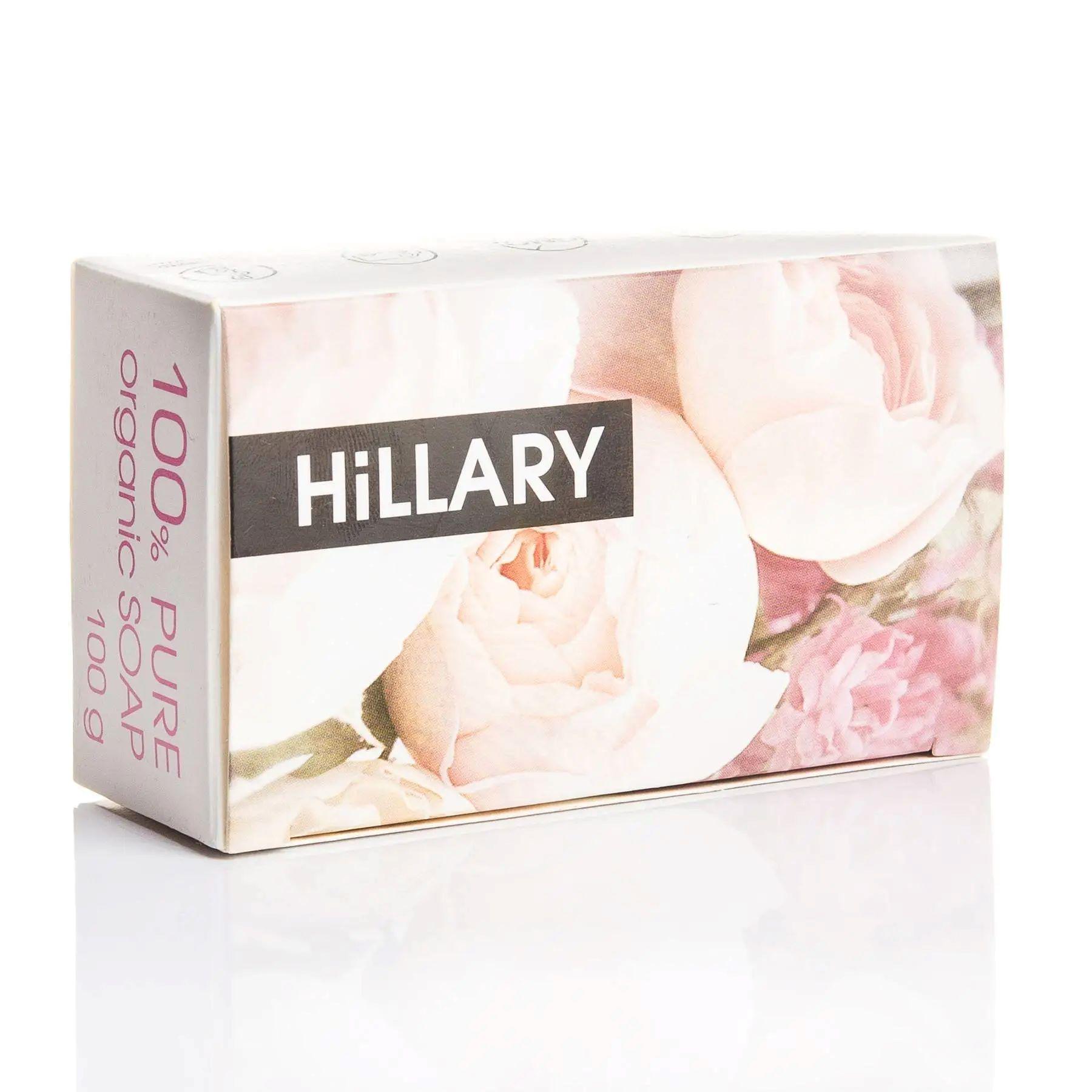 Мыло парфюмированное натуральное Hillary Flowers Parfumed Oil Soap 130 г (HI-02-015) - фото 1