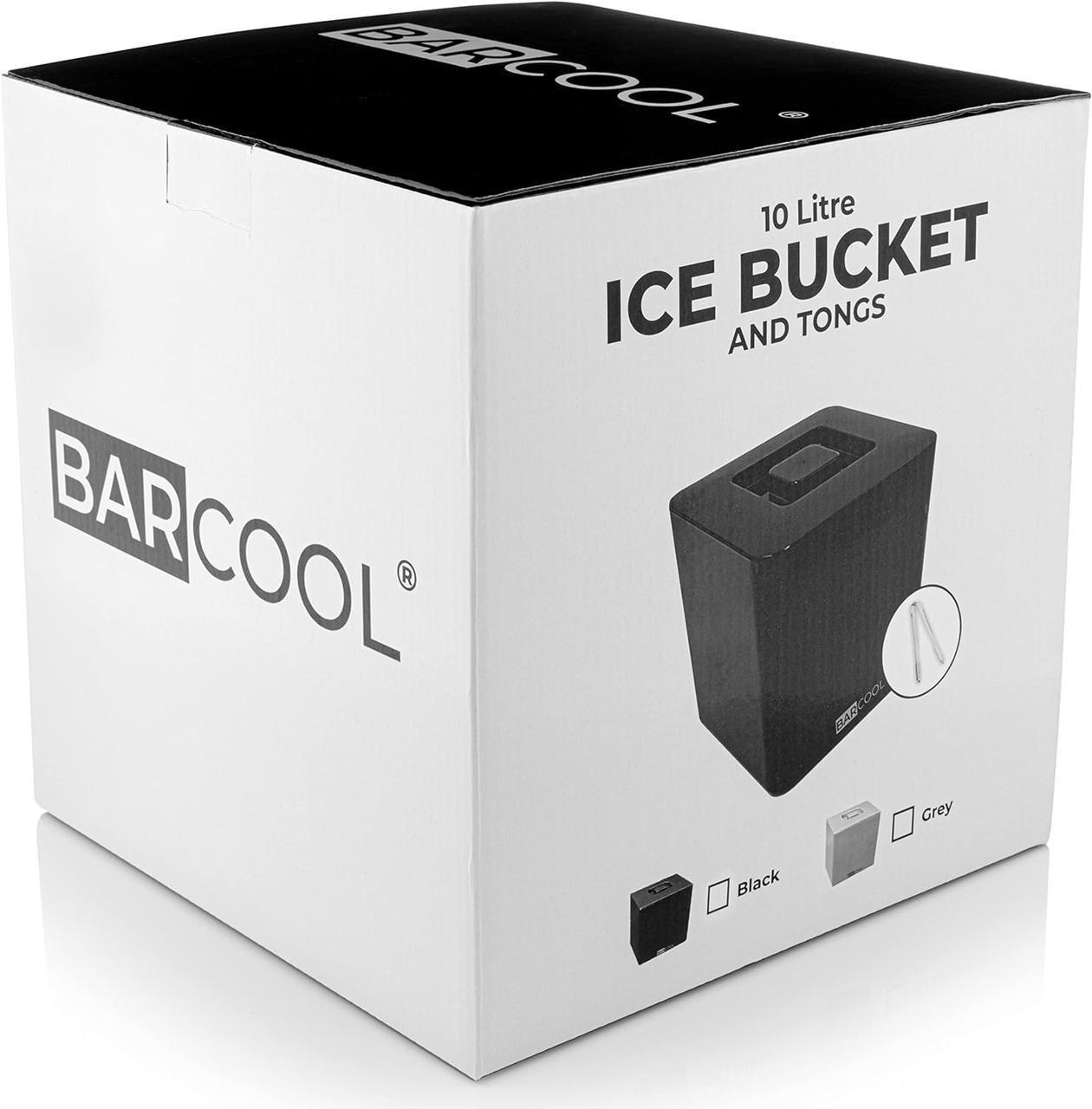 Ведро для льда Barcool с крышкой и щипцами для льда - фото 3