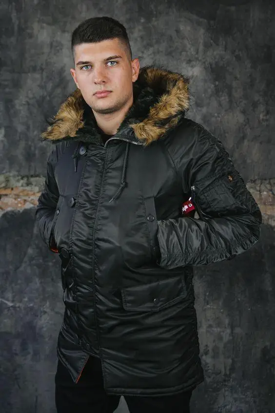 Куртка аляска Alpha Industries Slim Fit N-3B Parka L Grey (MJN31210C1GL) - фото 3