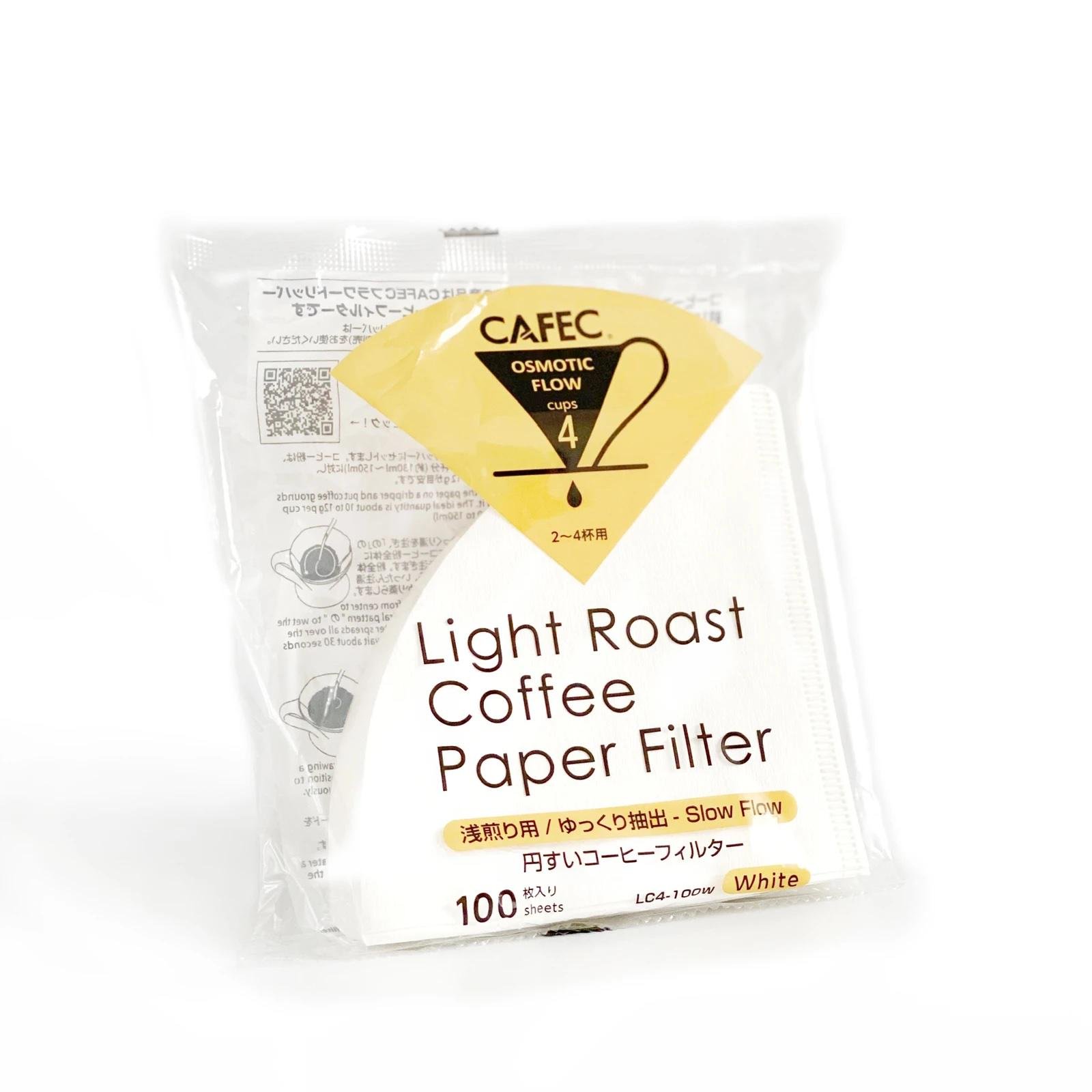 Фільтри паперові Cafec Light Roast Cup4 100 шт.